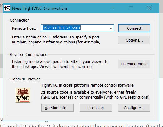 VNC Connetion Pic